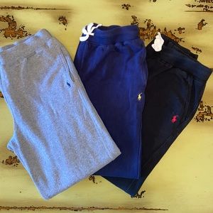 Bundle of 3 boys Polo sweatpants size L (14-16)